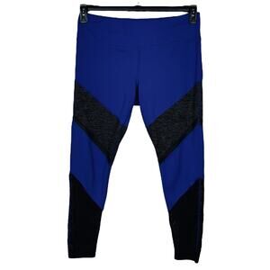 Yogalicious X-Large Ankle Leggings Inner Pocket Mesh Elastic Waist Activewear